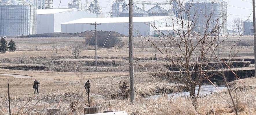Police search river by NCC